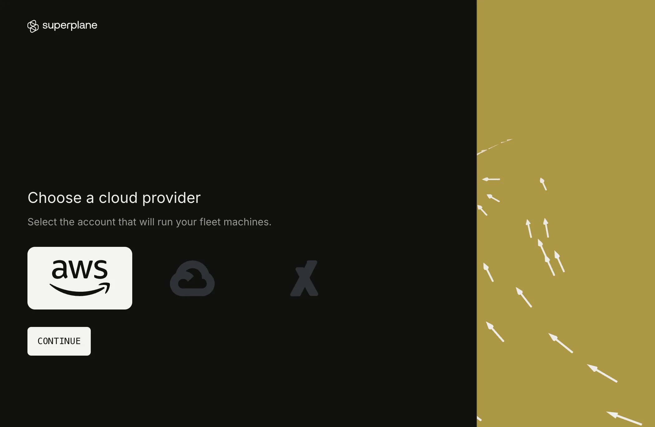 Choose a cloud provider